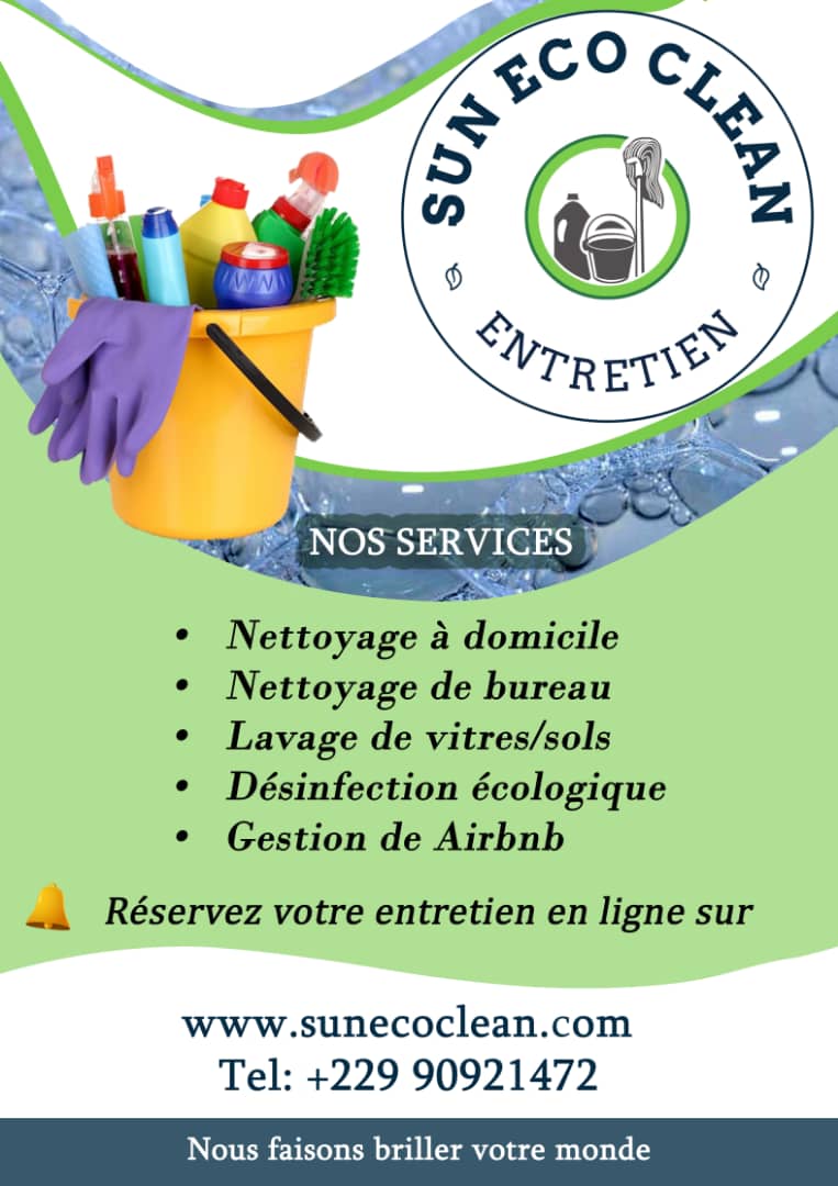Nettoyage à domicile et de bureau SUN ECO CLEAN